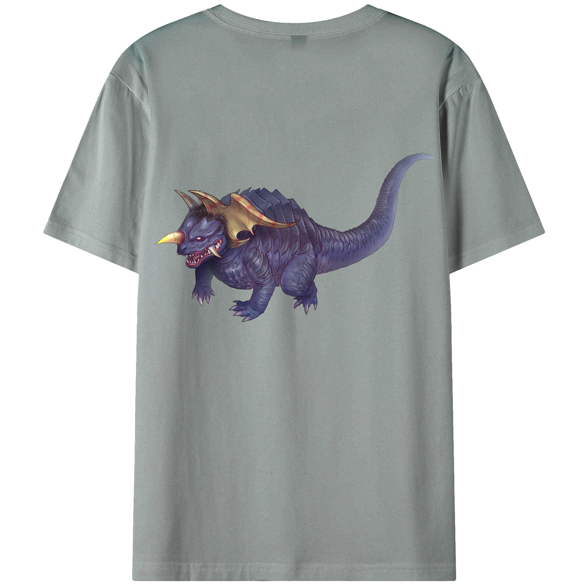 （画像用） ウルトラマン Ultraman 綿100％ メンズ半袖Tシャツ（バックプリント） 通気性